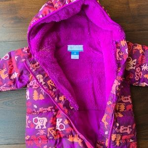 Columbia snowsuit, size 18 months
